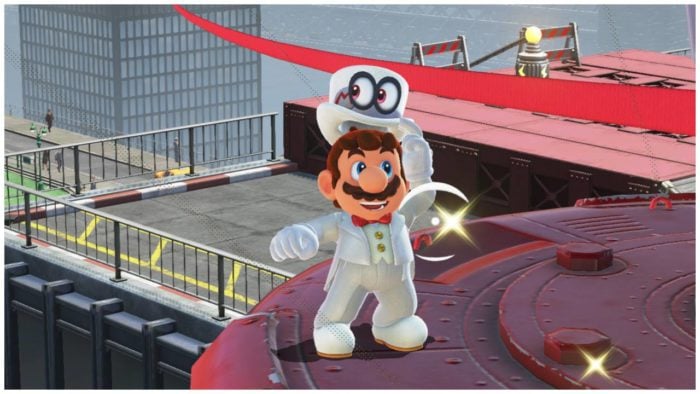 mario odyssey wedding outfit