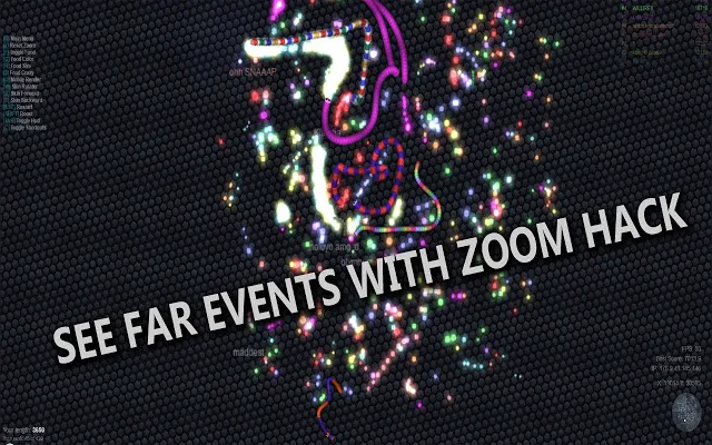 Slither io Zoom Cheat Code Work - Slither io Mods
