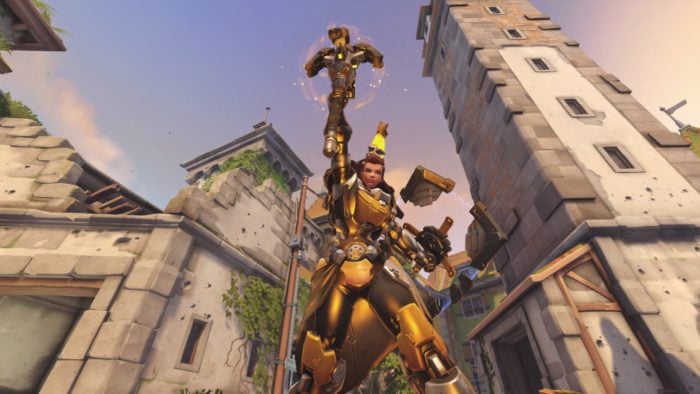 brigitte overwatch statue