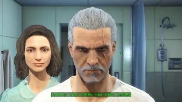 Fallout 4, character creation, Geralt