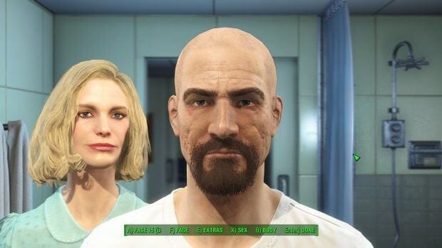 Fallout 4, character creation, Skylar, Walter White
