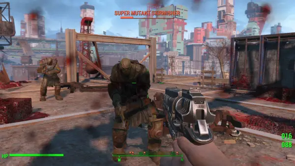 fallout 4 super mutant skirmisher fight 
