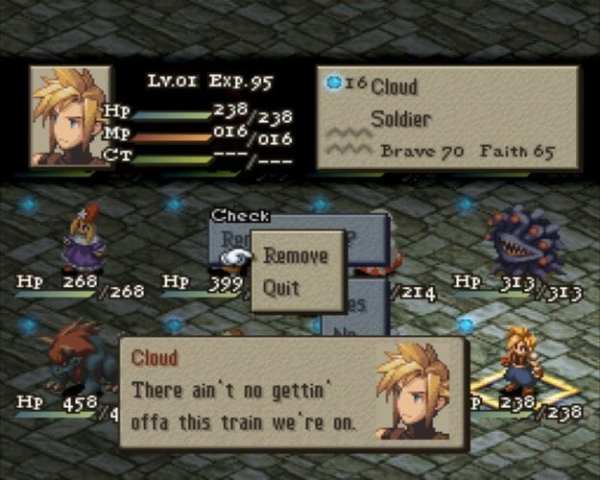 Cloud, Final Fantasy Tactics