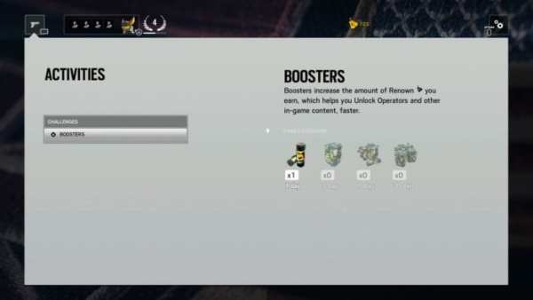 Rainbow Six Siege, boosters, friends, easy renown