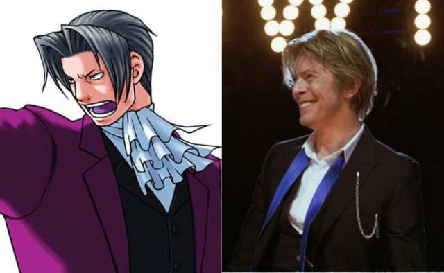 David Bowie is in every video game, Miles Edgeworth, Ace Attorney
