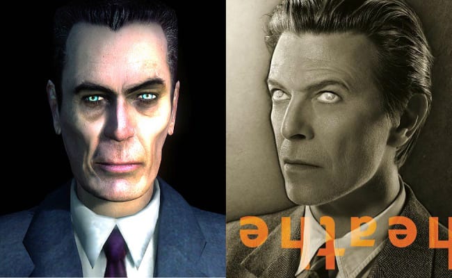 David Bowie is in every video game, G-Man, Half-Life