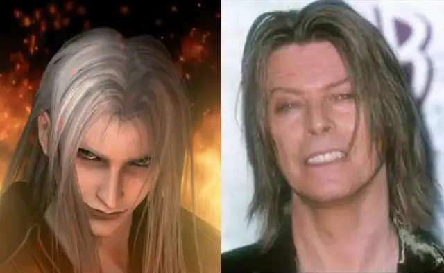 David Bowie is in every video game, Final Fantasy VII, Sephiroth