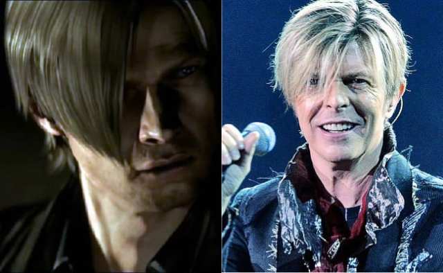 David Bowie is in every video game, Resident Evil, Leon Kennedy