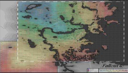 Fallout 4, level up, quickly, XP, levels, map