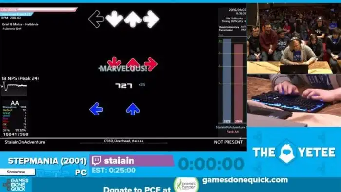 Stepmania at AGDQ