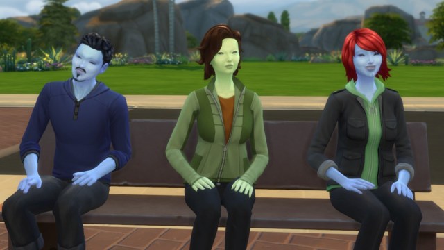 Alien hair in Sims 4