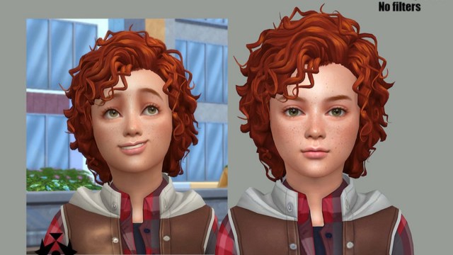 Better ginger hair mod in Sims 4
