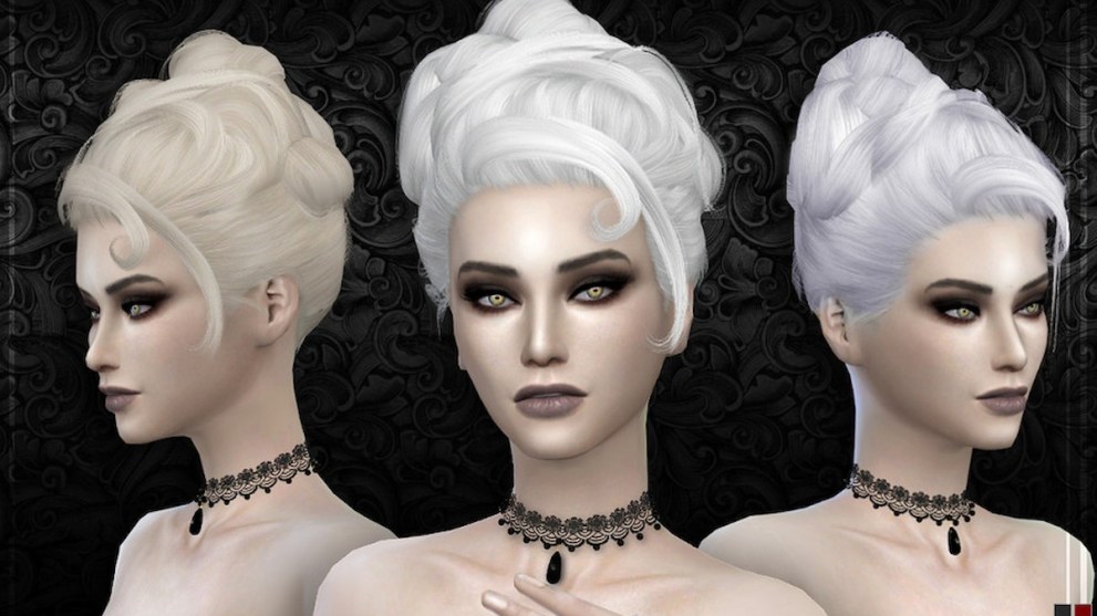 Elegant hair in Sims 4