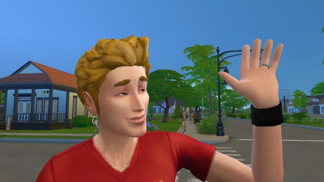 Flicked hair Sims 4 mod