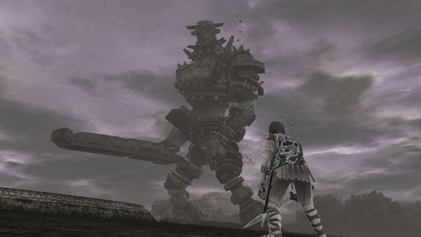 shadow of the colossus, ps2, ps4