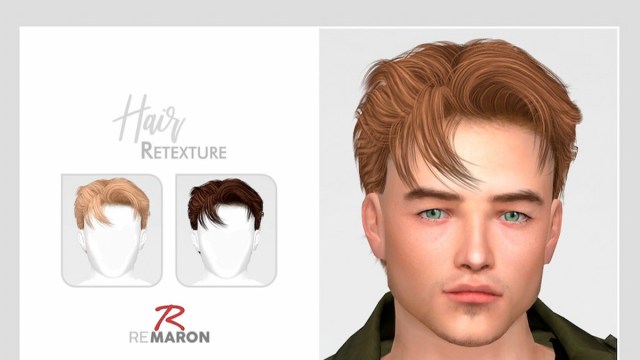 Male Hair Retexture Sims 4 mod