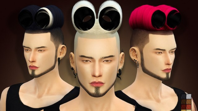 Male Sims Mickey Hair Mod 