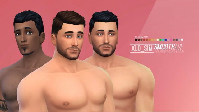Smooth Hairstyles for Men Sims 4 Mod