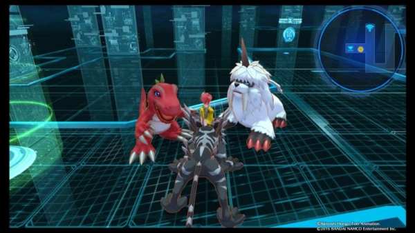 Grinding takes a while in both Digimon and Pokemon, but it at least goes faster in Digimon. 