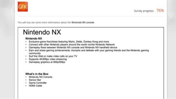 Nintendo NX survey