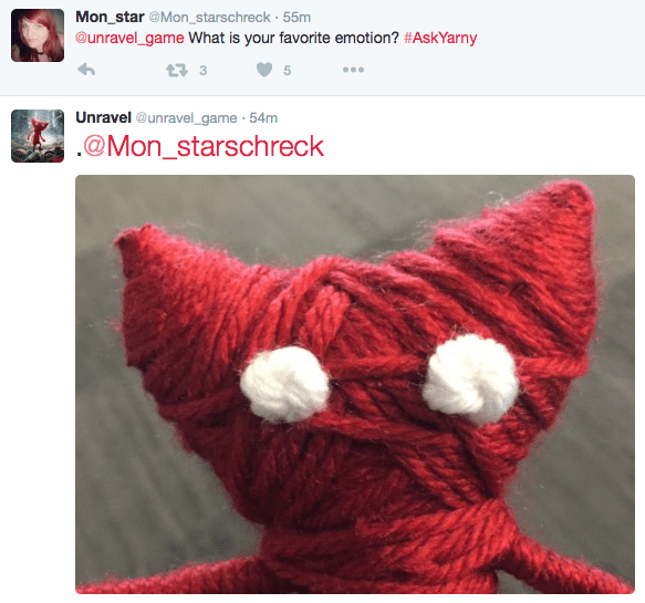 Yarny unravel q&a interview twitter