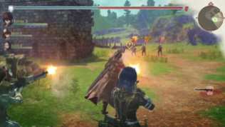 Valkyria, Azure Revolution, battle, screenshot