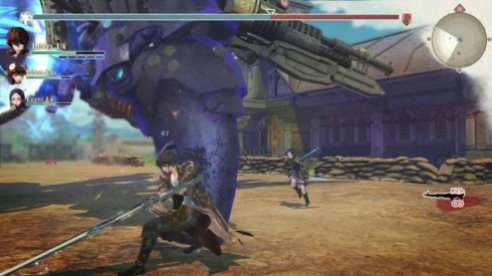 Valkyria, Azure Revolution, Screenshot, battle
