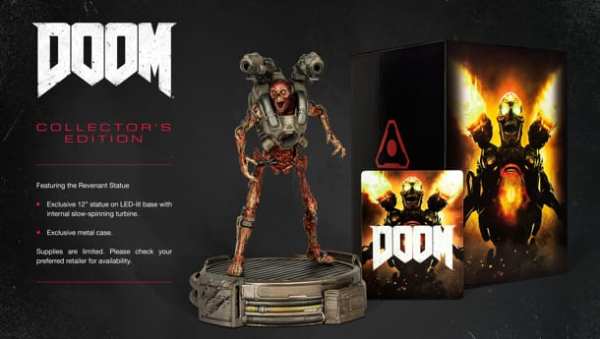 Doom, bethesda, release date, collector's edition, price, statue