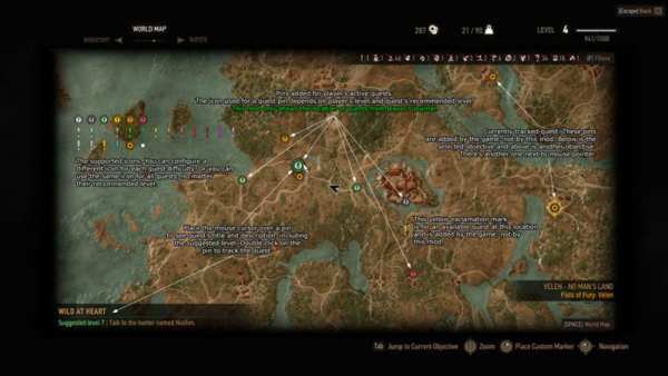 Witcher 3 Mod, All Quest Objectives