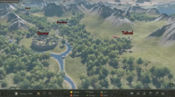 Mount & Blade II Bannerlord map