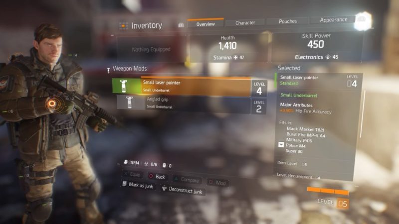 The Division, how to, deconstruct, items, weapons, mods, craft, materials