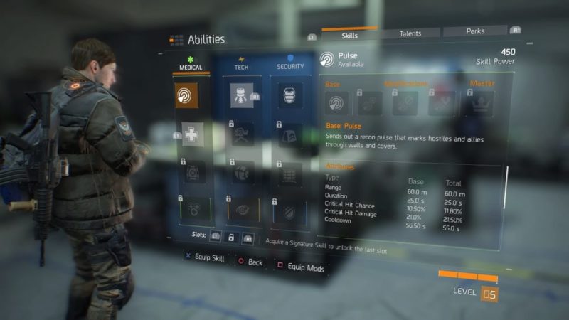 the division, skills, things to do