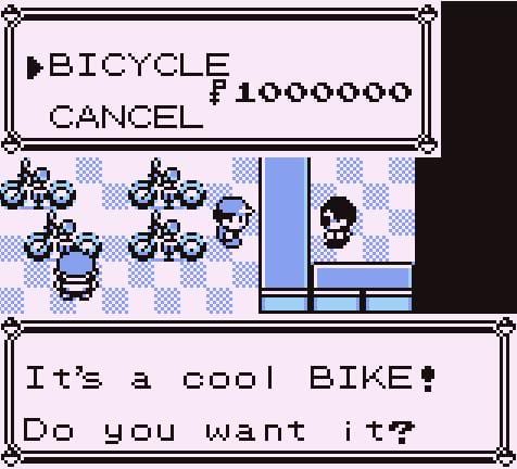 Image result for pokemon blue bike