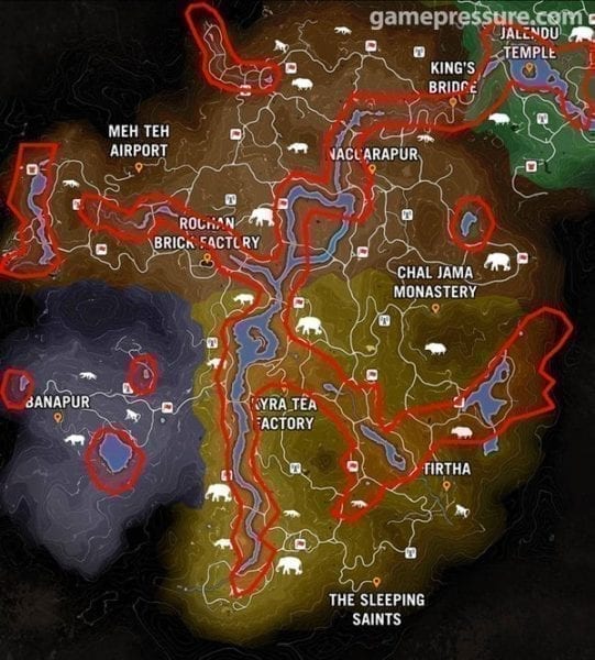 Far Cry Primal Apparently Uses the Same Map as Far Cry 4