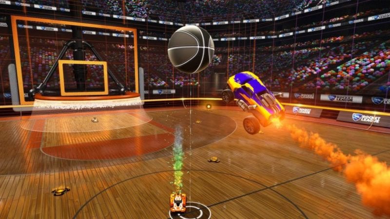 Rocket League Basketball Dunk Mode