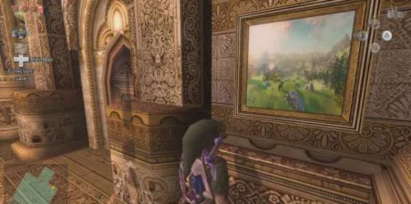 legend of zelda, twilight princess, screenshot, easter egg, artwork