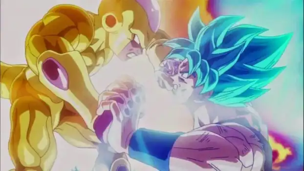 Super Saiyan God Goku vs Golden Frieza