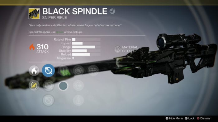 #1 Black Spindle