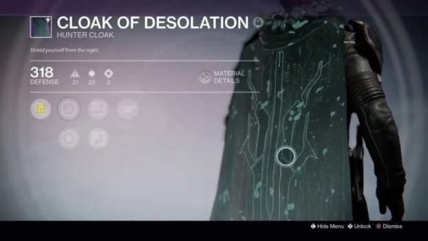 Cloak of Desolation - Hunter Cloak