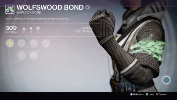 Wolfswood Bond - Warlock Bond