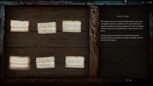 Witcher 3, Blood and Wine, demise, easter egg, leeroy jenkins