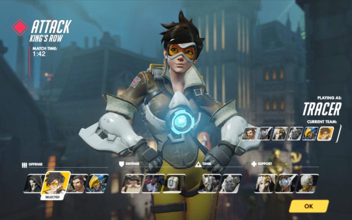 Overwatch, Character Select