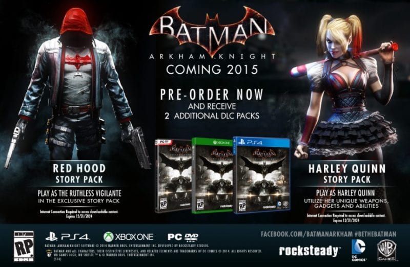 Batman: Arkham Knight - Harley Quinn/Red Hood Story Packs