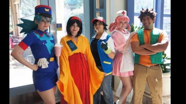Pokemon Season One Jenny, Erika, Ash, Nurse Joy and Brock