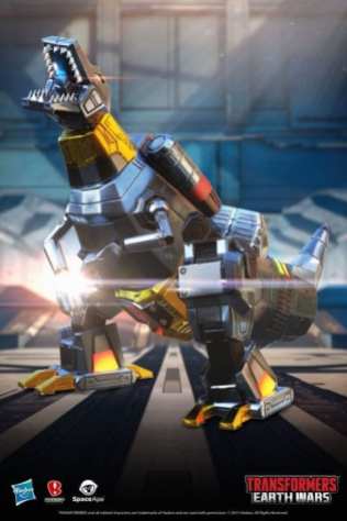 Grimlock: A rampaging force of nature, Grimlock is the most feared and powerful of the Dinobots, as irascible and savage as the T-Rex his beast mode is modelled on. Combat is in Grimlock's spark, and periods in between battles are simply periods of great frustration and seething resentment. Any display of weakness is worthy only of contempt in Grimlock's optics, but he's not as dumb as he likes people to think, and his courage on the battlefield is the stuff of legend.