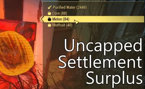 Fallout 4, mods, uncapped settlement surplus
