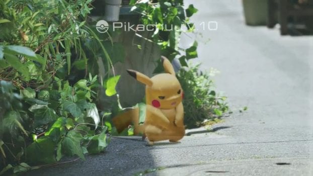 You can feel a Pokemon's presence around you even without your phone.