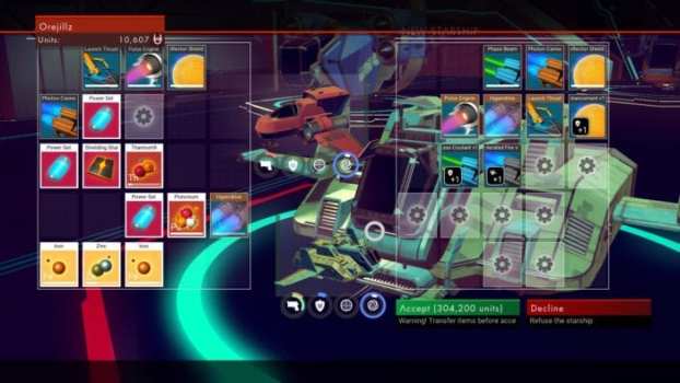 Lose All of Your Items When You Purchase a New Ship Without Transferring Your Cargo