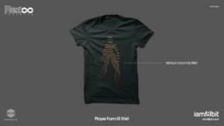 Rez Infinite T-shirt Gold Foil