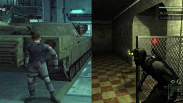 Metal Gear Solid (PS1) vs. Splinter Cell (Xbox)